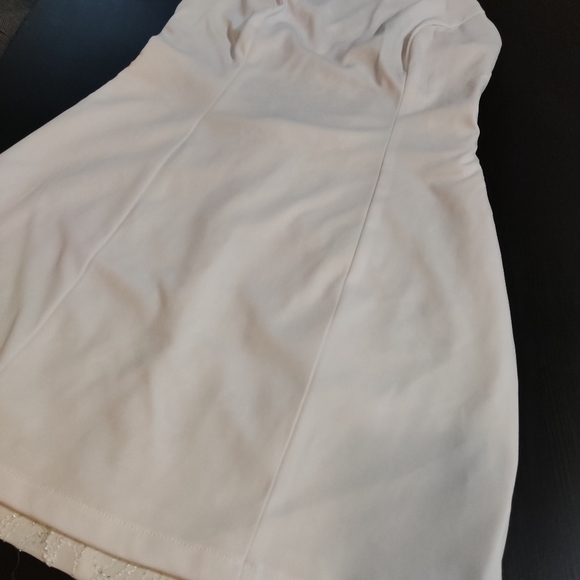 -BeSmart-Lace & embroidered cross back dress- - Picture 3 of 5